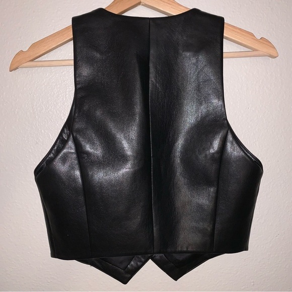 Alice and Olivia Leather Vest - Picture 9 of 16